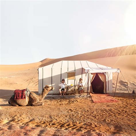 tendas no deserto exposição